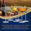 image:imageNutriChef 2 Sets of Crystal Martini GlassUltra ClearElegant Crystal Clear Wine Glass Pair100 Hand BlownDishwasher SafeGreat For DinnerPartiesWeddingAnd ELEGANT Occasions6 pack