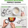 image:imageNutriChef 23Piece Baking Utensil Collection with Measuring Tools Silicone Mats Spatulas Whisk amp Oven Mitts  Complete Kitchen Utensils Set and Baking Tool Set Suitable for Home BakersBlack