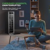 image:imageNutriChef 27 Bottle Wine Fridge  Dual Zone Wine Chiller  Adjustable Temperature 41F to 64F  Ultra Quiet Operation  Wine Cooler For Home amp Office  Free Standing 43x11x23 IN  Black27 Bottle SS Handle