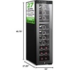 image:imageNutriChef 27 Bottle Wine Fridge  Dual Zone Wine Chiller  Adjustable Temperature 41F to 64F  Ultra Quiet Operation  Wine Cooler For Home amp Office  Free Standing 43x11x23 IN  Black27 Bottle Black No Handle