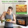 image:imageNutriChef 32 Quart Air Fryer amp Oven  Digital Airfryer with 20 Presets Dual Cook Rotisserie Bake amp More  MultiFunction Convection Countertop Oven  Large Capacity  18 x 17 x 14  Black