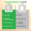 image:imageNutriChef 52 Oz Espresso Cups Set Of 2 Double Walled Glass Coffee Mugs For Hot And Cold Drinks Insulated Glass Coffee Mugs With Handle2 Pcs