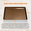 image:imageNutriChef 6 pcs Nonstick Cookie Sheet Premium Carbon Steel Baking Sheet with Rimmed Edges OvenSafe Cooking Pan for Roasting Baking amp Meal Prep EasyClean Professional Quality Design for Home Use