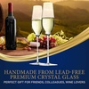 image:imageNutriChef Champaign Glasses  7Oz Clear Champagne Flutes Set of 2 Elegant Tall Long Stemmed Glass with Narrow Rims Seamless Bowl Lead And Dishwasher Safe Glass For Party New Year Christmas7Oz Champagne Flutes