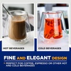 image:imageNutriChef DoubleWall Insulated Drinking Glasses  8 oz Set of 2 Mugs Insulated Tumblers for Hot or Cold Drinks Coffee Soda Cocktails and More  Microwave and Dishwasher Safe SweatFree Design