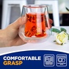 image:imageNutriChef DoubleWall Insulated Drinking Glasses  8 oz Set of 2 Mugs Insulated Tumblers for Hot or Cold Drinks Coffee Soda Cocktails and More  Microwave and Dishwasher Safe SweatFree Design