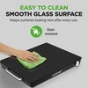 image:imageNutriChef Electric Warming Tray  Glass Surface Hot Serving Tray  Adjustable Temperature 140F to 230F  Energy Efficient amp Space Saving  Perfect for BuffetsParties amp More  212 x 165 IN  Black