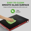 image:imageNutriChef Electric Warming Tray  Glass Surface Hot Serving Tray  Adjustable Temperature 140F to 230F  Energy Efficient amp Space Saving  Perfect for BuffetsParties amp More  212 x 165 in  Red
