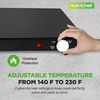 image:imageNutriChef Electric Warming Tray  Glass Surface Hot Serving Tray  Adjustable Temperature 140F to 230F  Energy Efficient amp Space Saving  Perfect for BuffetsParties amp More  212 x 165 IN  Black
