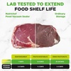image:imageNutriChef Food Vacuum Sealer Machine 110W Stainless Steel Automatic Chamber Vacuum Sealer with LED Touch Controls For Food Storage 5 Reusable Vacuum Bags Hose amp Wine Stopper 14 x 6 x 3Silver
