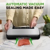 image:imageNutriChef Food Vacuum Sealer Machine 110W Stainless Steel Automatic Chamber Vacuum Sealer with LED Touch Controls For Food Storage 5 Reusable Vacuum Bags Hose amp Wine Stopper 14 x 6 x 3Stainless Steel