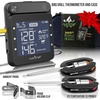 image:imageNutriChef Smart Bluetooth BBQ Grill Thermometer  Digital Display Stainless Dual Probes Safe to Leave in Outdoor Barbecue Meat Smoker  Wireless Remote Alert iOS Android Phone WiFi App  PWIRBBQ60Wifi