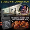 image:imageNutriChef Smart Bluetooth BBQ Grill Thermometer  Digital Display Stainless Dual Probes Safe to Leave in Outdoor Barbecue Meat Smoker  Wireless Remote Alert iOS Android Phone WiFi App  PWIRBBQ60Wifi