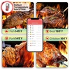 image:imageNutriChef Smart Bluetooth BBQ Thermometer  Upgraded Stainless Probe Safe to Leave in Grill Outdoor Barbecue Meat Smoker wChangeable Probe Wireless Remote Alert Android iPhone WiFi App  PWIRBBQ420Single Probe