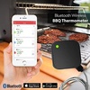 image:imageNutriChef Smart Bluetooth BBQ Thermometer  Upgraded Stainless Probe Safe to Leave in Grill Outdoor Barbecue or Meat Smoker  Wireless Remote Alert iOS Android Phone WiFi App  PWIRBBQ409