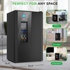 image:imageNutrichef Beer Fridge 108 Can Capacity  Freestanding Beverage Refrigerator with Glass Door for Beer amp Soda  Adjustable Temperature 21F to 64F  Adjustable Shelves  19 x 17 x 33 IN  Black