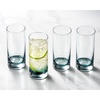 image:image125oz Highball Drinking Glasses  Set of 2 Heavy Base Tall Tumbler Clear Glassware for Water Wine Beer Liquor Gin Cocktail Whiskey Juice Iced Coffee Mixed Drinks Dishwasher Safe4 Piece