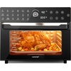 image:imageNutriChef 32 Quart Air Fryer amp Oven  Digital Airfryer with 20 Presets Dual Cook Rotisserie Bake amp More  MultiFunction Convection Countertop Oven  Large Capacity  18 x 17 x 14  Black