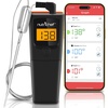 image:imageNutriChef Bluetooth Grill BBQ Meat Thermometer 150 ft Wireless Digital Monitoring Timer amp Alarm for Smoker Oven