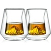 image:imageNutriChef DoubleWall Insulated Drinking Glasses  8 oz Set of 2 Mugs Insulated Tumblers for Hot or Cold Drinks Coffee Soda Cocktails and More  Microwave and Dishwasher Safe SweatFree Design