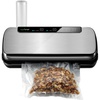 image:imageNutriChef Food Vacuum Sealer Machine 110W Stainless Steel Automatic Chamber Vacuum Sealer with LED Touch Controls For Food Storage 5 Reusable Vacuum Bags Hose amp Wine Stopper 14 x 6 x 3Stainless Steel