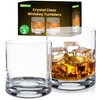 image:imageNutriChef Whiskey Glass Set of 2  10 Oz Old Fashioned Glasses for Scotch Cocktail Rum Vodka Cognac Liquor Unique Gifts for Men Bourbon Glasses for Home Bar PartiesSet of 2