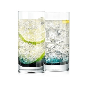 image:imageNutriChef 125oz Highball Glasses  4pc Tall Glass Set Water Glasses Drinking Glasses Bar Glassware And Cocktail Mixed Drinks Set Dishwasher Safe2 Glasses