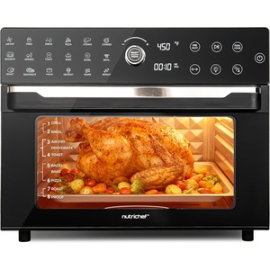 image:imageNutriChef 32 Quart Air Fryer amp Oven  Digital Airfryer with 20 Presets Dual Cook Rotisserie Bake amp More  MultiFunction Convection Countertop Oven  Large Capacity  18 x 17 x 14  Black
