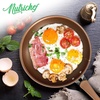 image:image3 Pcs Nonstick Fry Pan Set  HighQuality NonStick Basic Kitchen Cookware Set PFOAPFOS Free Compatible with Models NCCW14S and NCCW20S  NutriChef NCW14FP3SGold
