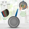 image:imageNutriChef 12Pc Blue Nonstick Cookware Set  Professional Pots amp Pans with Durable Coating All Cooktops Compatible Including InductionBlue
