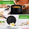 image:imageNutriChef 13Piece Nonstick Cookware  Heat Resistant Kitchen Ware Set wSaucepan Frying Pans Cooking Pots Casserole Lids Ladle Fork Strainer  NCCWA13 BlackBlack