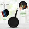 image:imageNutriChef 13Piece Nonstick Cookware  Heat Resistant Kitchen Ware Set wSaucepan Frying Pans Cooking Pots Casserole Lids Ladle Fork Strainer  NCCWA13 BlackBlack