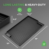image:imageNutriChef 20x10 Reversible Cast Iron Griddle Pan  Flat amp Grill Sides PreSeasoned Oven Safe ExtraWide PFOA amp PFOS Free for Gas Electric or Outdoor CookingBlack