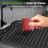 image:imageNutriChef 20x10 Reversible Cast Iron Griddle Pan  Flat amp Grill Sides PreSeasoned Oven Safe ExtraWide PFOA amp PFOS Free for Gas Electric or Outdoor CookingBlack