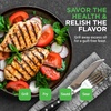 image:imageNutriChef 20x10 Reversible Cast Iron Griddle Pan  Flat amp Grill Sides PreSeasoned Oven Safe ExtraWide PFOA amp PFOS Free for Gas Electric or Outdoor CookingBlack