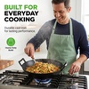 image:imageNutriChef Cast Iron Wok with Wooden Lid  PreSeasoned Chinese Wok for StirFry Compatible with Multiple Cooktops Including Induction Large 58 Qt Capacity 14 Diameter