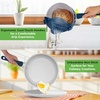 image:imageNutriChef Kitchenware Pots amp Pans Set  Highqualified Basic Kitchen Cookware Set NonStick 20Piece SetBlue