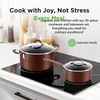 image:imageNutriChef Kitchenware Pots amp Pans Set  Highqualified Basic Kitchen Cookware Set NonStick 20Piece SetBrown