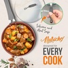 image:imageNutriChef NCCW11BL Nonstick Cookware Excilon Home Kitchen Ware Pots amp Pan Set with Saucepan Frying Pans Cooking Pots Lids Utensil PTFEPFOAPFOS free 11 Pcs BlueGray