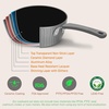image:imageNutriChef NCCW11BL Nonstick Cookware Excilon Home Kitchen Ware Pots amp Pan Set with Saucepan Frying Pans Cooking Pots Lids Utensil PTFEPFOAPFOS free 11 Pcs BlueGray