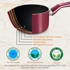 image:imageNutriChefKitchen 13Piece Nonstick Kitchen Cookware Set  PTFEPFOAPFOSFree Heat Resistant Kitchen Ware Pots Pan Set wSaucepan Frying Pans Cooking Pots Casserole Lids Ladle Fork StrainerRed
