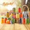 image:imageNutriChef 4Pack 16 oz Mason Jars with Lids  Thick Glass Canning Jars with Stainless Steel Lids  Ideal for DIY Spices Meal Prep Overnight Oats Jelly Jam Honey Candles Crafts amp More16 Pack