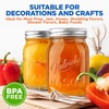 image:imageNutriChef 4Pack 16 oz Mason Jars with Lids  Thick Glass Canning Jars with Stainless Steel Lids  Ideal for DIY Spices Meal Prep Overnight Oats Jelly Jam Honey Candles Crafts amp More16 Pack