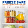 image:imageNutriChef 4Pack 16 oz Mason Jars with Lids  Thick Glass Canning Jars with Stainless Steel Lids  Ideal for DIY Spices Meal Prep Overnight Oats Jelly Jam Honey Candles Crafts amp More16 Pack