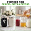image:imageNutriChef 4Pack 16 oz Mason Jars with Lids  Thick Glass Canning Jars with Stainless Steel Lids  Ideal for DIY Spices Meal Prep Overnight Oats Jelly Jam Honey Candles Crafts amp More4 Pack