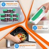 image:imageNutriChef 10 Piece Glass Food Storage Containers with Lids  30 oz Meal Prep Containers Reusable  Airtight Glass Lunch Containers for Food Storage  Freezer to Oven Safe  BlueWave Green