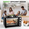 image:imageNutriChef 30 Quart Kitchen Convection Oven amp 2 Burner Cooker  1500 Watt Oven  7 Cook Functions Rotisserie Cook Bake Broil amp More  Includes Baking Tray Skewers amp Handles  196 x 160 x 135 IN