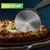 image:imageNutriChef 4Inch Pizza Cutter Wheel  Sharp Stainless Steel Slicer with Builtin Finger Guard amp NonSlip Plastic Handle  Cuts Through Crusts Bread Pies Dough amp More  Dishwasher Safe