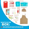 image:imageNutriChef Kids Cooking amp Baking Set  Complete Cooking Set for Girls amp Boys Includes Little Chefs Apron Kitchen Supplies Nylon Knives Utensils amp Baking Tools Great Gift for Ages 4 and UpTurquoise