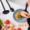 image:imageNutriChef Kitchen Cooking Utensils Set  Includes Soup Ladle Pasta Fork and Spatula Works with Model NCCWA13
